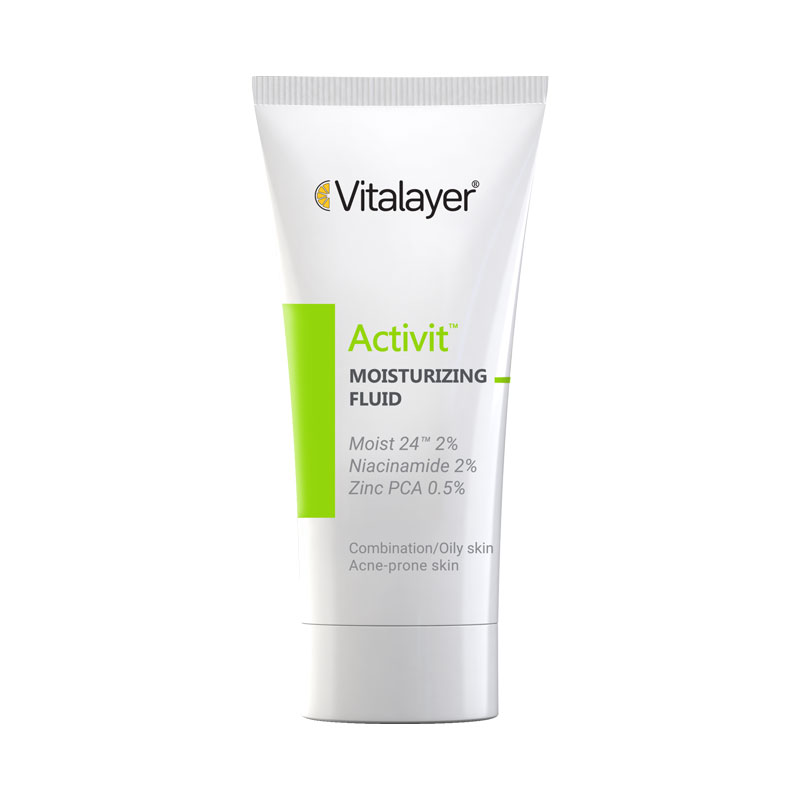 Activit-moisturizing fluid-New فلوئید مرطوب کننده صورت اکتی ویت ویتالیر