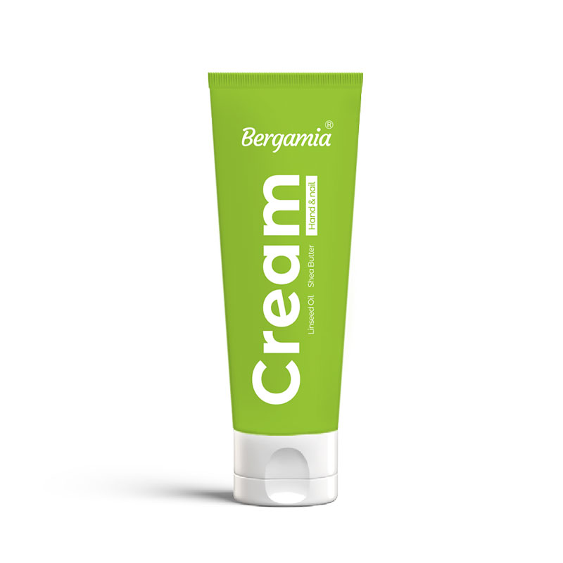 bergamia-linseed-oil-cream1 کرم مرطوب کننده دست و ناخن روغن کتان برگامیا