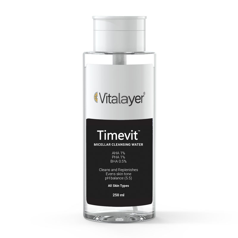 Timevit-micellar-water محلول آرایش پاک کن میسلار تایم ویت