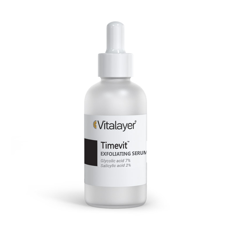 Timevit-GC7-serum سرم لایه بردار گلایکولیک ویتالیر