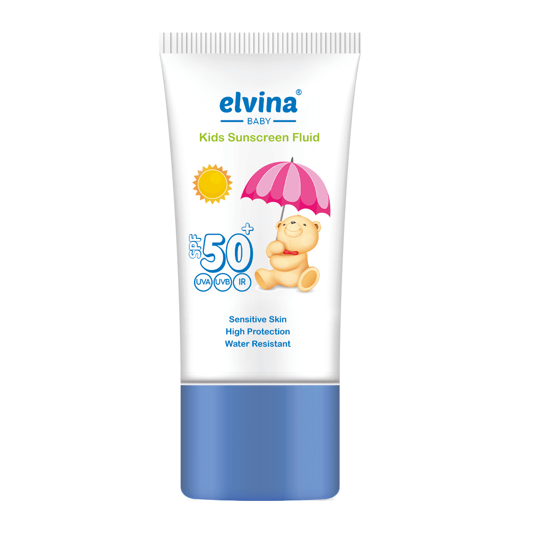 Elvina-Sunscreen-fluid فلوئید ضدآفتاب کودک الوینا